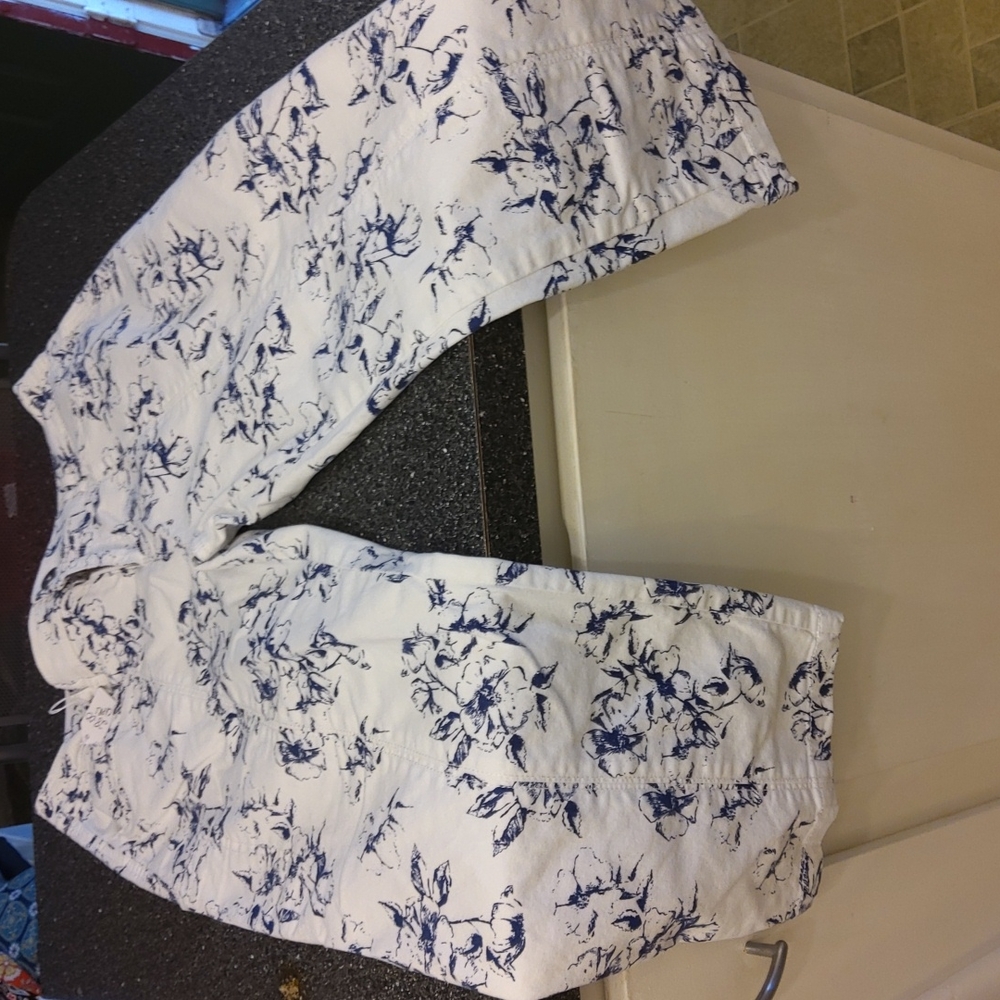 Style & company Capri Blue & white size 8